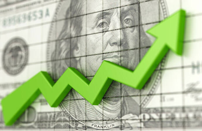 Benjamin and upwards arrow