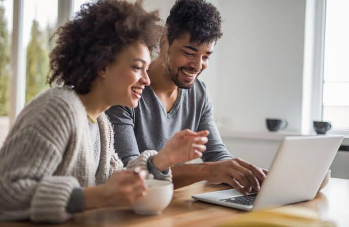 Young African American Couple