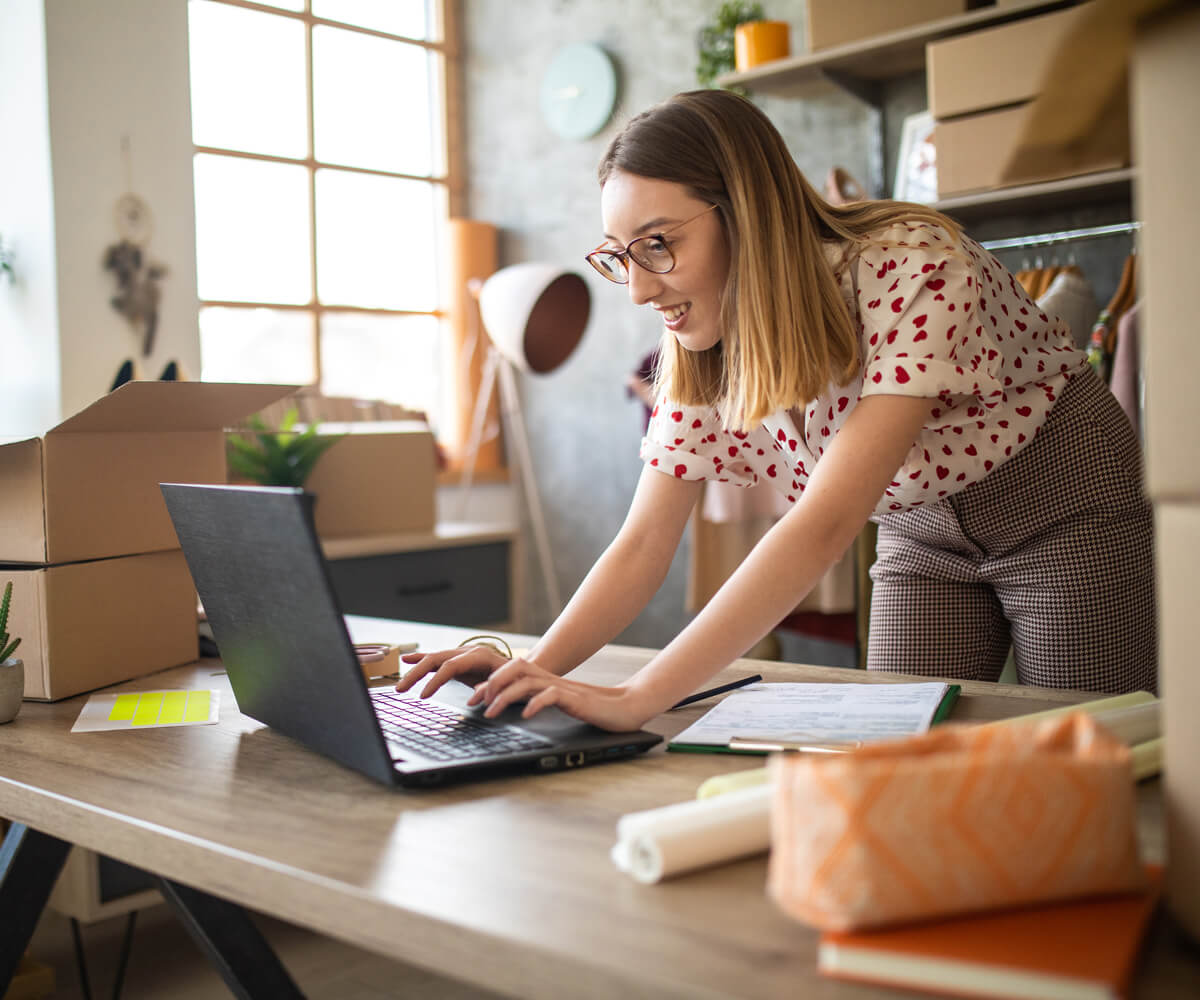 Woman on Laptop