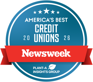 America's Best Credit Unions 2026 Newsweek award emblem