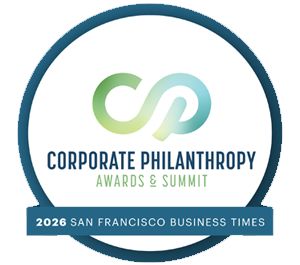 SF Business Times Corporate Philantropy 2026 award emblem